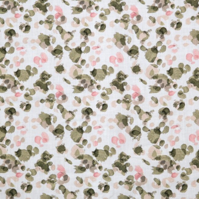 Courtepointe en lin lavé Robe de Léopard d'Eté