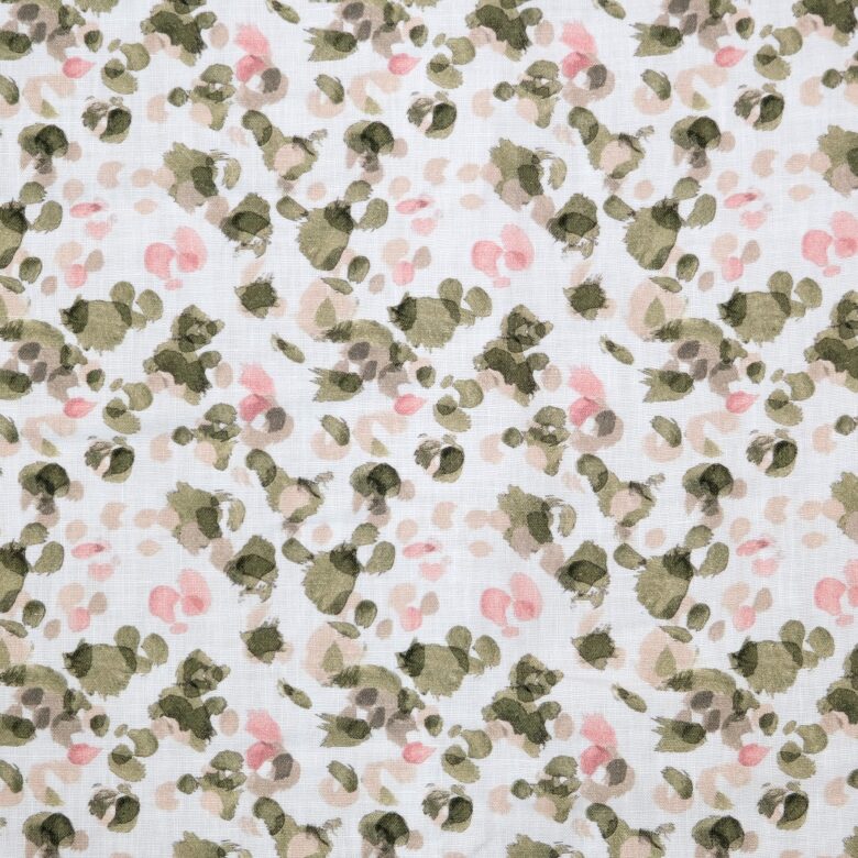 Courtepointe en lin lavé Robe de Léopard d'Eté - Embrin