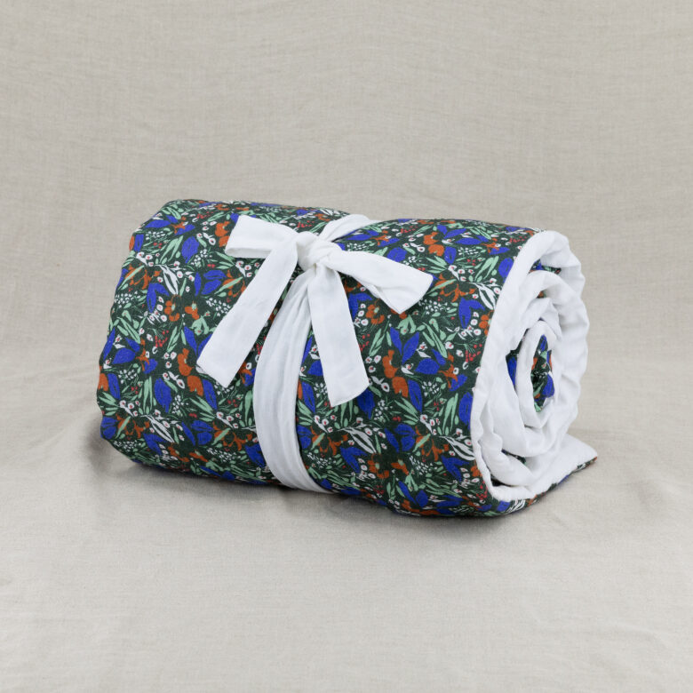 Courtepointe en Lin Lavé Infusion de Fleurs - Embrin