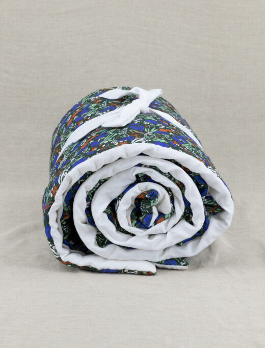 Courtepointe en Lin Lavé Infusion de Fleurs