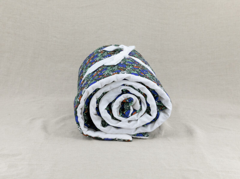 Courtepointe en Lin Lavé Infusion de Fleurs