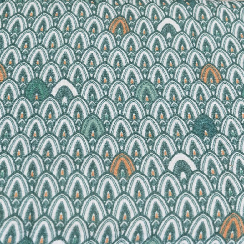 Courtepointe en Lin Lavé Envol de Faisans - Embrin