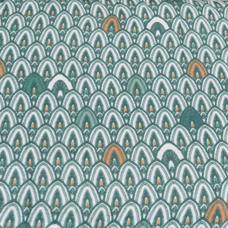 Courtepointe en Lin Lavé Envol de Faisans - Embrin