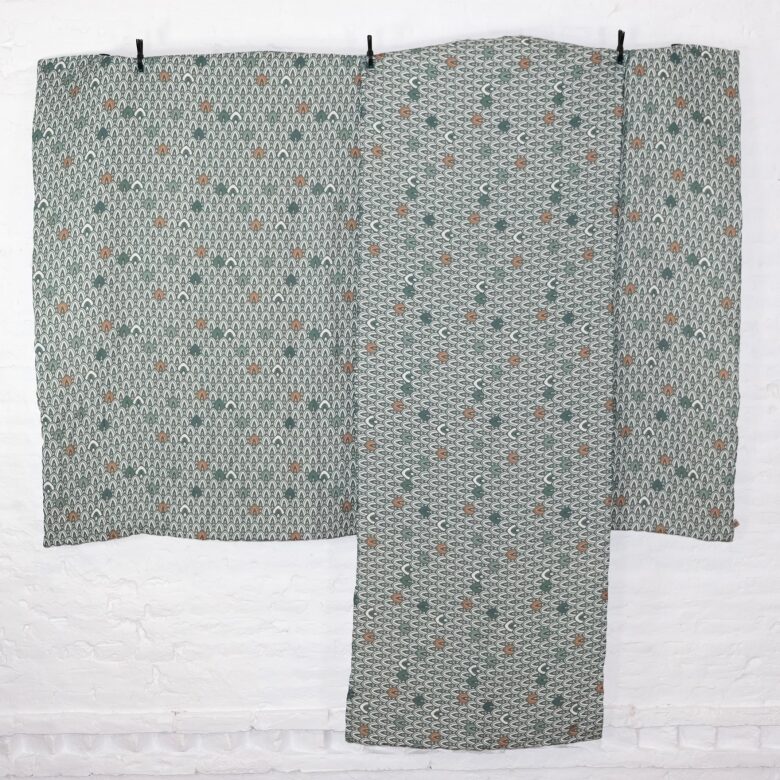 Courtepointe en Lin Lavé Envol de Faisans - Embrin