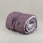 Courtepointe en Lin Lavé Rêverie dans les Sous-Bois