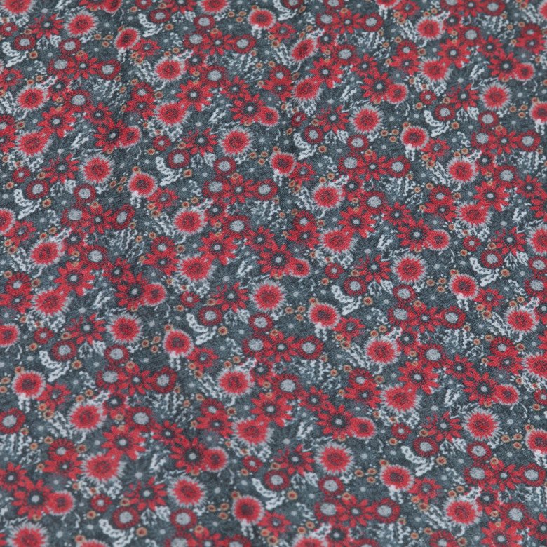 Courtepointe en Lin Lavé Rêverie dans les Sous-Bois - Embrin