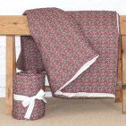 Courtepointe en Lin Lavé Rêverie dans les Sous-Bois