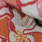 Courtepointe en Lin Lavé Récolte dans les Vergers