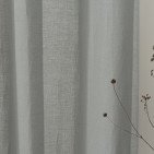 Rideau en lin lavé Gris Galet