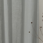 Rideau en lin lavé Gris Galet