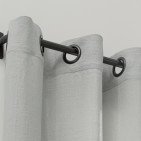 Rideau en lin lavé Gris Galet