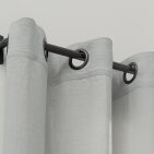 Rideau en lin lavé Gris Galet