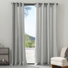 Rideau en lin lavé Gris Galet