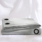 Rideau en lin lavé Gris Galet