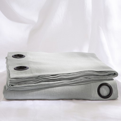 Rideau en lin lavé Gris Galet