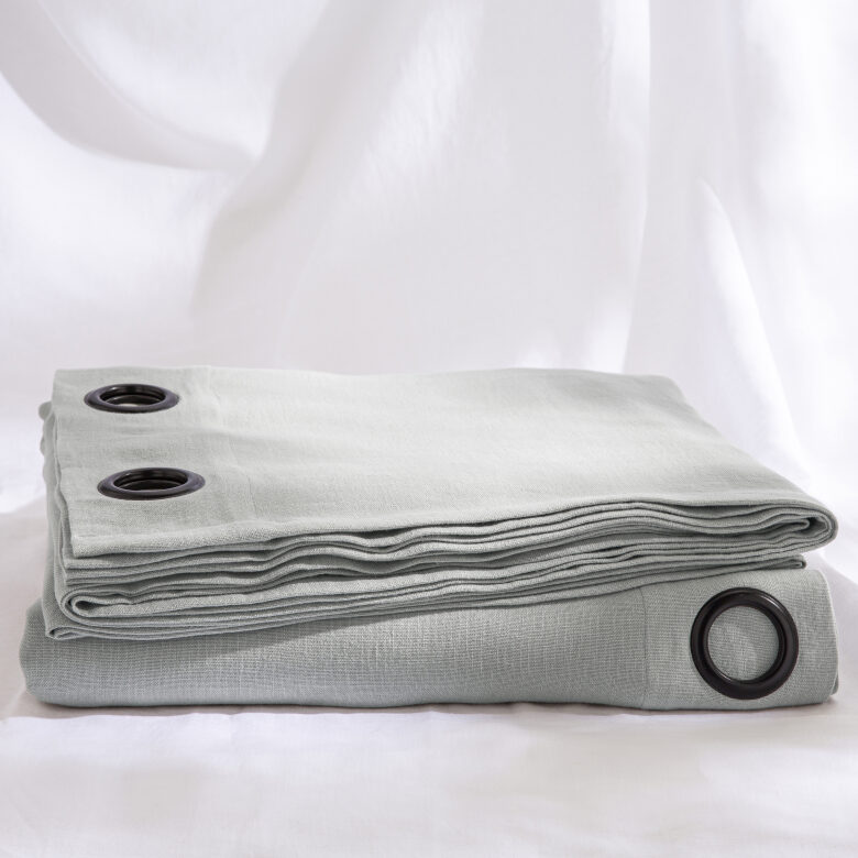 Rideau en lin lavé Gris Galet - Embrin