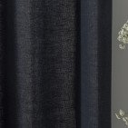 Rideau en lin lavé Gris Plomb