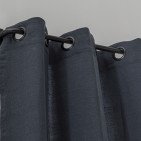 Rideau en lin lavé Gris Plomb