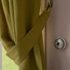 Rideau en lin lavé Jaune Houblon