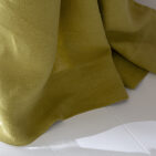 Rideau en lin lavé Jaune Houblon