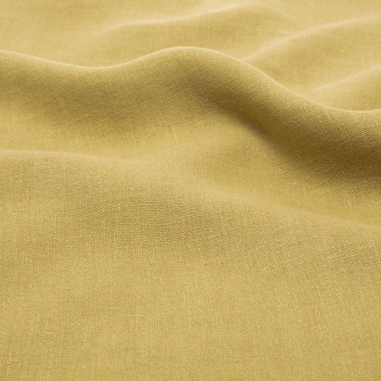 Rideau en lin lavé Jaune Houblon - Embrin