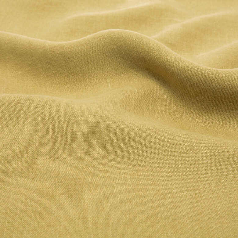 Rideau en lin lavé Jaune Houblon - Embrin