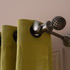 Rideau en lin lavé Jaune Houblon