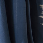 Rideau en lin lavé Bleu Outremer