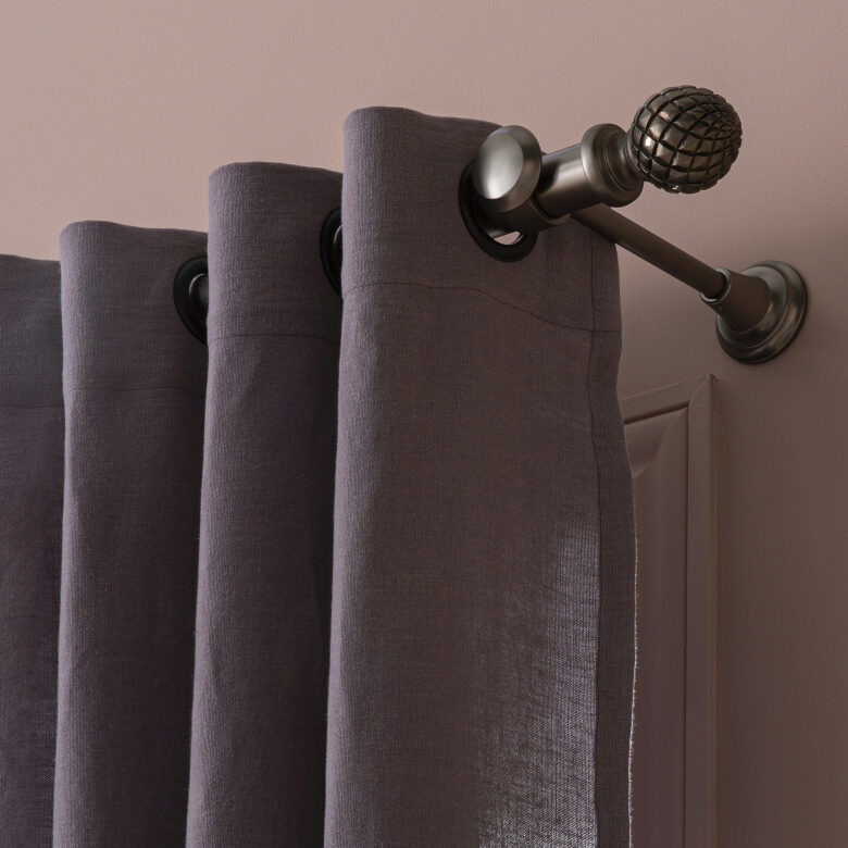Rideau en lin lavé Violine - Embrin