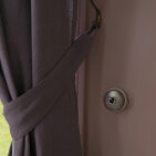 Rideau en lin lavé Violine