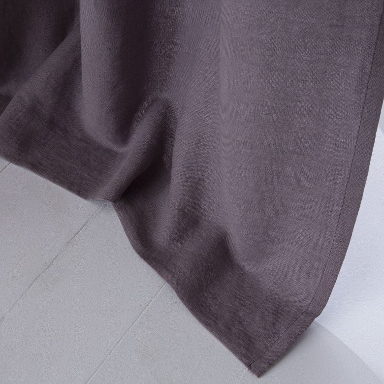 Rideau en lin lavé Violine - Embrin