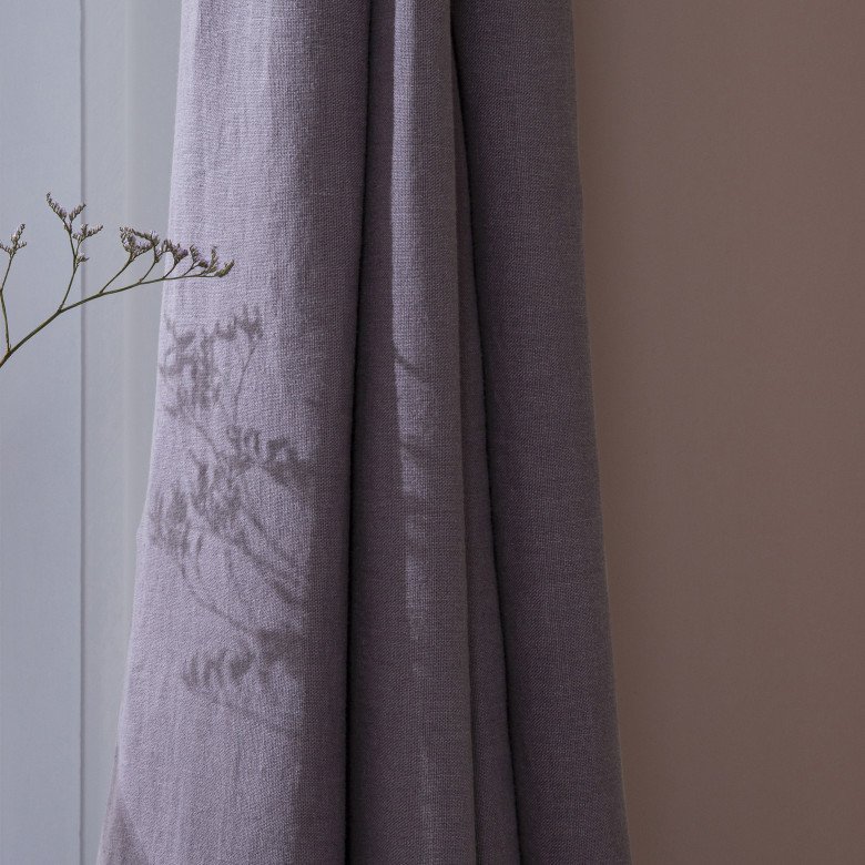 Rideau en lin lavé Violine - Embrin
