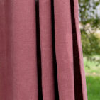 Washed linen curtain Old Pink