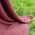 Washed linen curtain Old Pink
