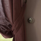 Rideau en lin lavé Vieux Rose