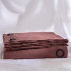 Rideau en lin lavé Vieux Rose