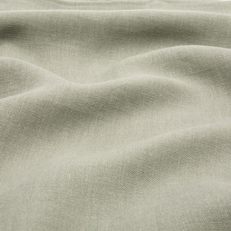 Rideau en lin lavé Vert Lichen - Embrin