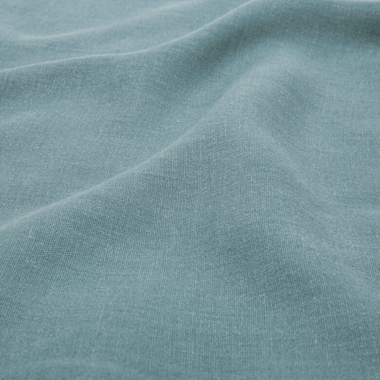 Rideau en lin lavé Bleu Turquoise - Embrin