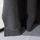 Rideau en lin lavé Gris Caviar