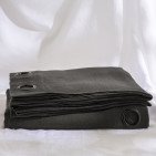 Rideau en lin lavé Gris Caviar