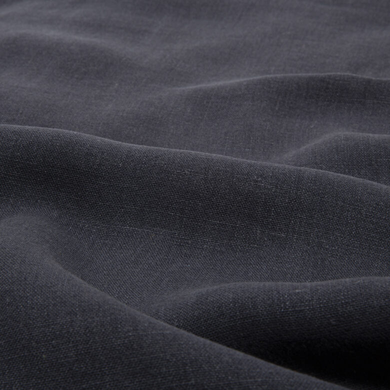 Rideau en lin lavé Gris Caviar - Embrin