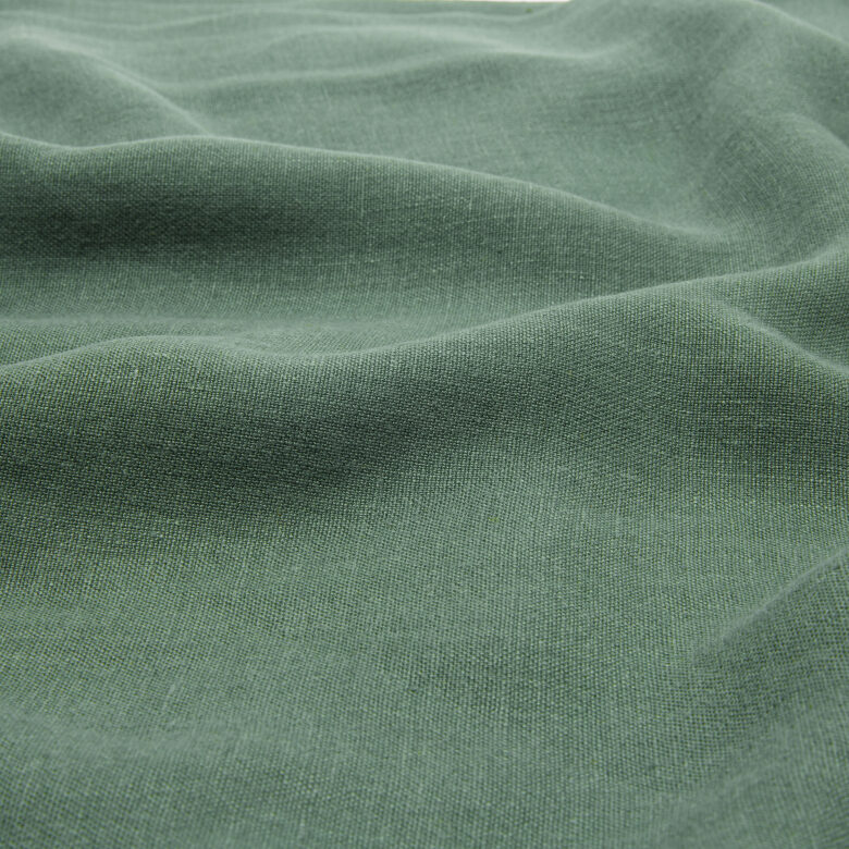 Rideau en lin lavé Vert Pin - Embrin