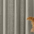 Rideau en lin lavé Gris Argile