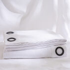 Rideau en lin lavé Blanc Optique