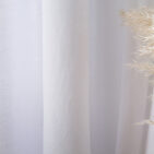 Rideau en lin lavé Blanc Optique