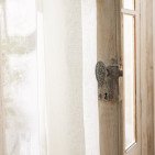 Voilage en lin lavé Crème