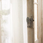 Voilage en lin lavé Crème