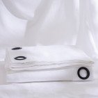 Voilage en lin lavé Blanc optique