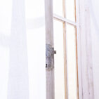 Voilage en lin lavé Blanc optique