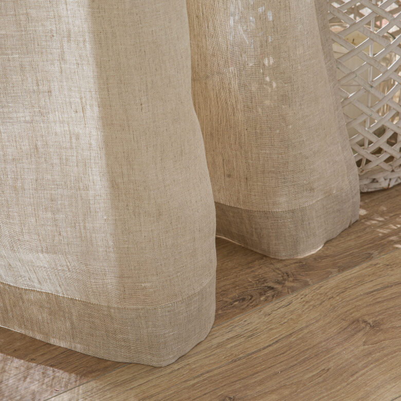 Voilage en lin lavé Ficelle - Embrin